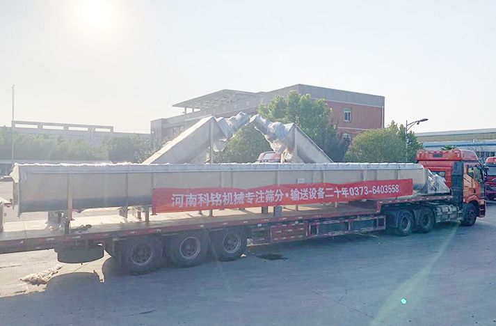 U600全不銹鋼無軸螺旋輸送機(jī)發(fā)貨現(xiàn)場(chǎng)