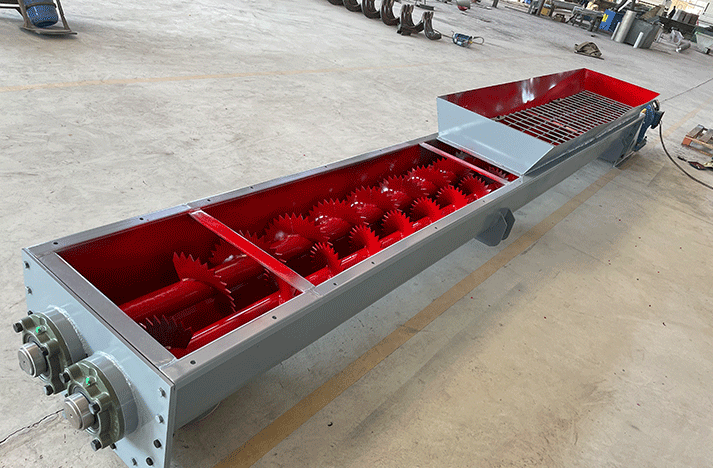 雙軸鋸齒攪拌螺旋輸送機的用途